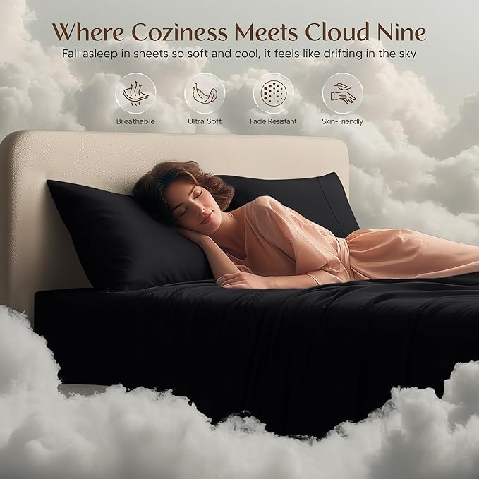 Utopia Bedding Queen Size Sheet Set – 4 Piece Bed Sheets, Soft and Breathable - Image 7