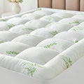 Twin Size Mattress Topper Viscose Derived from Bamboo, Soft Thick Pillow Top by SurChic