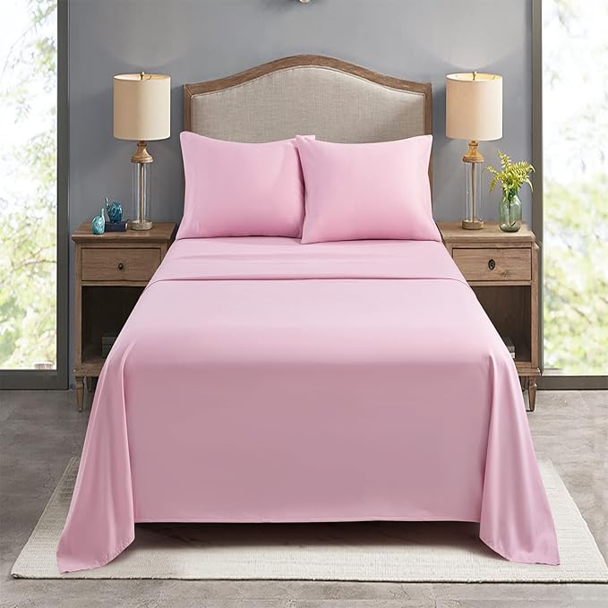 FreshCulture Full Flat Sheets Only, Soft Microfiber Bedding Sheets - Image 7