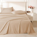 ROSE&RISY Khaki King Sheet Set, 4 Pieces Soft Bedding King Sheet Set, by ROSERISY