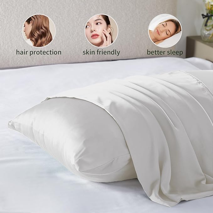 Silk Pillow Cases for Hair and Skin Mulberry Silk Pillowcase Soft Breathable - Image 5