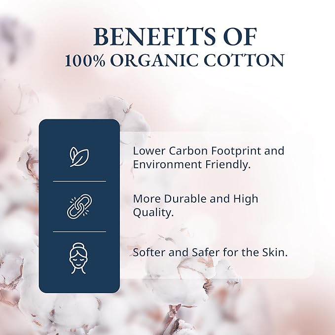 Lane Linen 100% Organic Cotton Twin Size Flat Sheet Only - Image 7