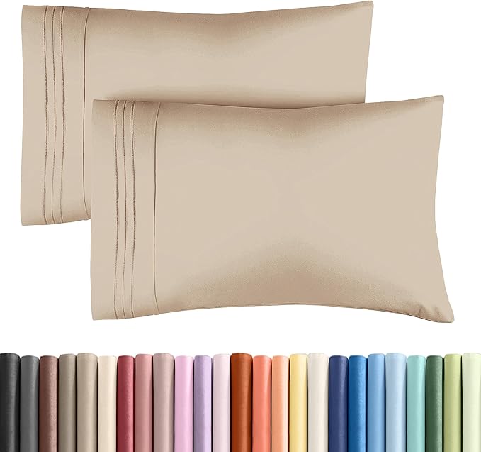 King Pillow Cases Set of 2 by CGKUnlimited