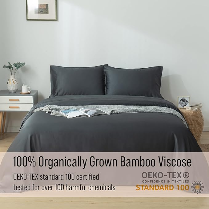 Bella Coterie | Luxury Bamboo Viscose Queen Size Pillowcase Set | 100% - Image 4
