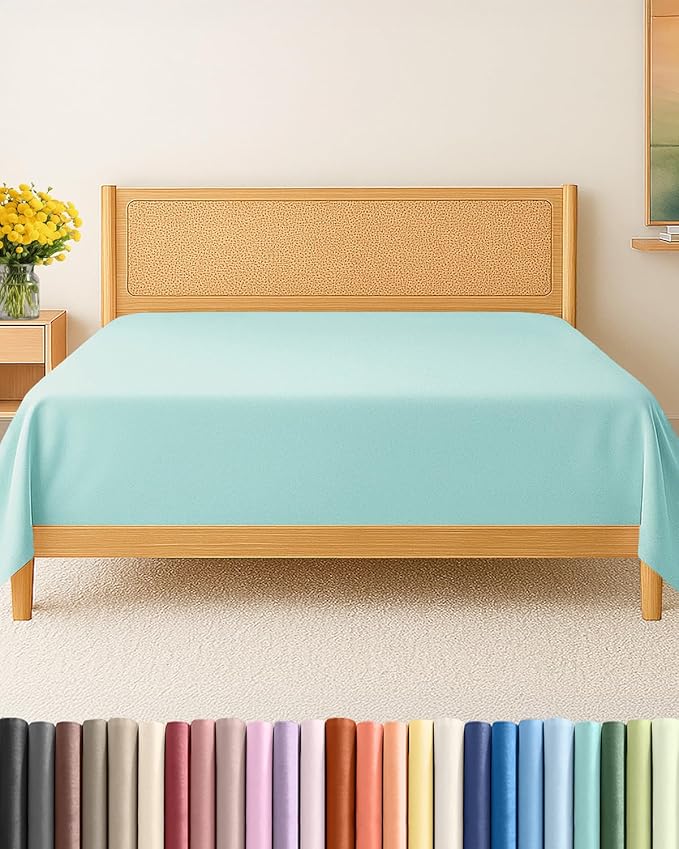 Twin XL Size Flat Sheet by CGKUnlimited