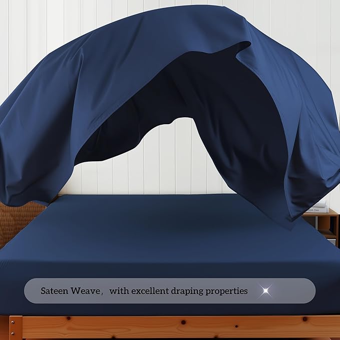 Cotton Flat Sheets Only, 600 TC 100% Cotton Flat Sheet Top Sheet Only, Cal King - Image 9