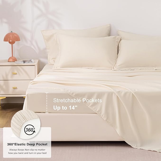 Love's cabin California King Comforter Set Beige, 7 Pieces California King Bed - Image 6