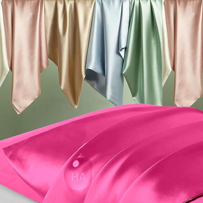 Silk Pillowcase for Hair and Skin, Mulberry Silk Pillow Cases Standard Size - Image 2
