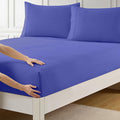 Twin Fitted Sheet Only with Full Elastic & Built in Corner Sheet Straps to by SweetHomeCollection