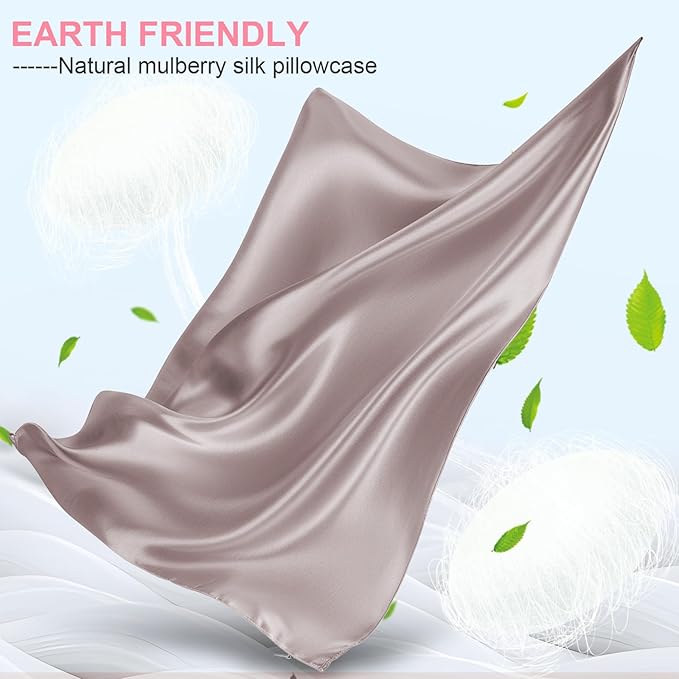 Silk Pillow Cases 2 Pack Standard Size - Image 2