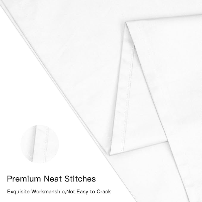 Deep Dream 100% Cotton King Size Pillow Cases Set of 2, 600 Thread Count Cotton - Image 4