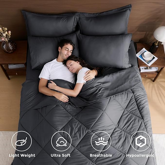 HEVUMYI California King Comforter Set - Image 2
