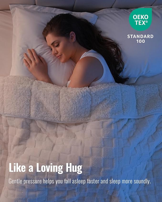 Uttermara Weighted Blankets for Adults Full Size, 12lbs 60x80 inches Blanket - Image 2