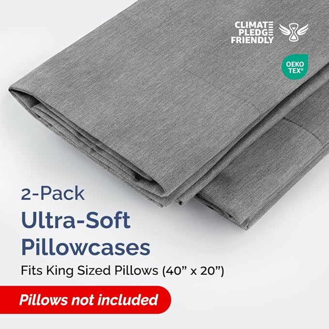 King Pillow Cases Set of 2 - Image 2
