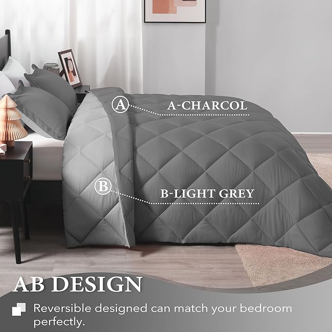 downluxe King Size Comforter Set - Image 4