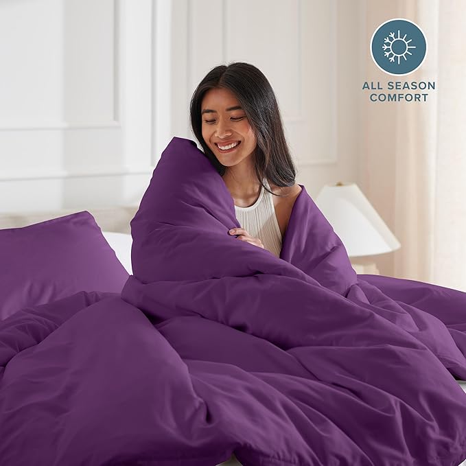Bare Home Bedding Duvet Cover Queen Size - Image 3