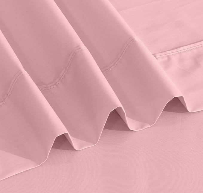 RUVANTI 100% Cotton Sheets – Twin Size Percale Bedding, Cooling & Breathable - Image 8