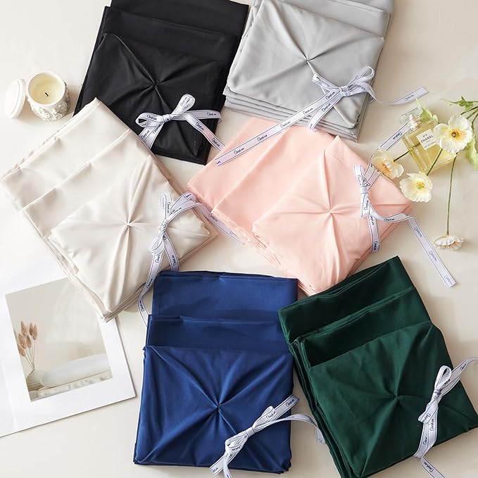 CozyLux King Size Comforter Set Burnt Orange, 7 Pieces Bed in A Bag Terracotta - Image 8