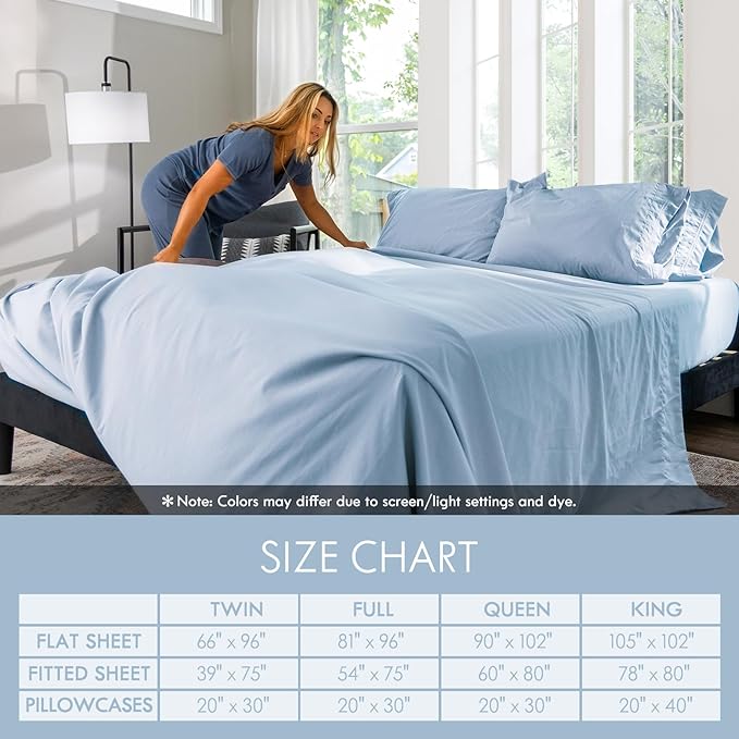 ClevaHome King Size Sheet Set - Image 5