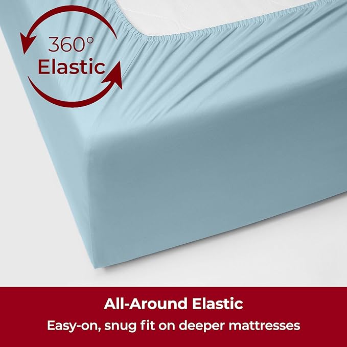 Mellanni Extra Deep Twin Sheets - Image 5