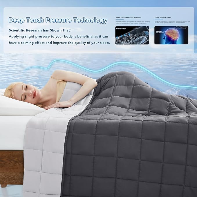 Topcee Weighted Blanket for Adults, Minky Dots Heavy Blanket for Woman - Image 4
