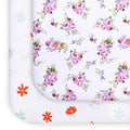Pack and Play Sheets Girl Red Floral, Compatible by Moonsea