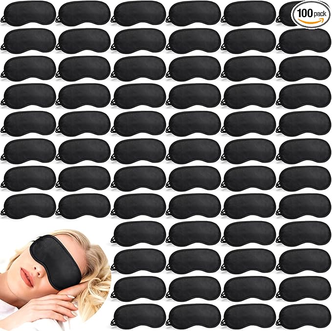 Tarpop 100 Pcs Eye Mask Sleeping Blindfold Eye Cover by Tarpop
