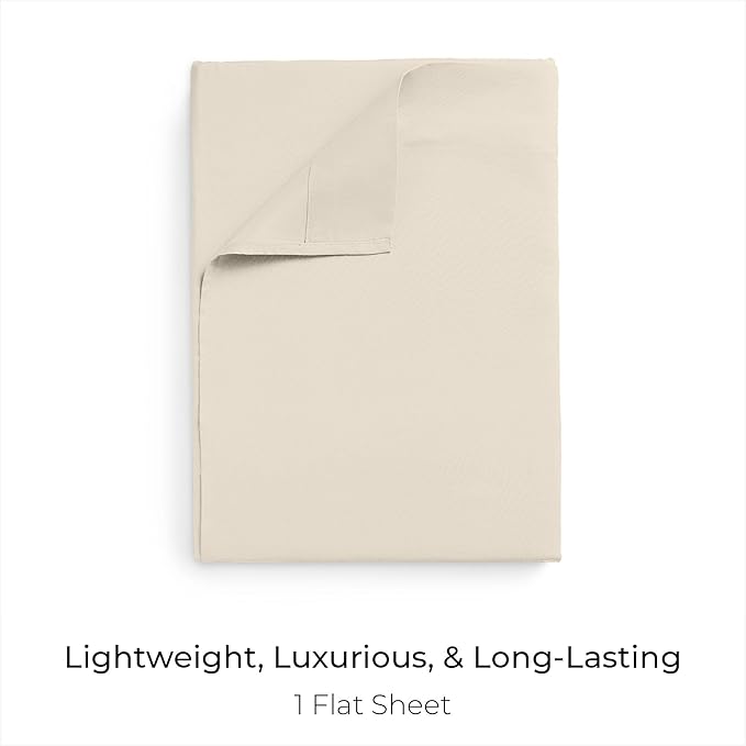 Mellanni California King Size Flat Sheet - Image 2