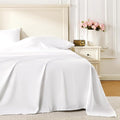 ROSE&RISY White Twin Sheet Set, 3 Pieces Soft Bedding Twin Sheet Set, by ROSERISY