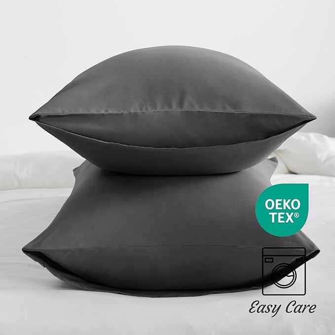 NTBAY Standard Pillow Cases Set of 2, 2 Pack Brushed Microfiber 20x26 Pillow - Image 3