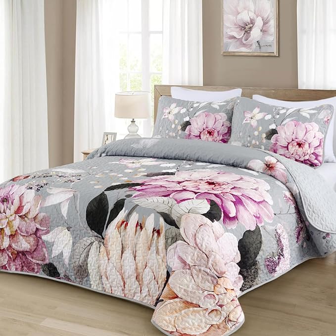 Drucon Floral Quilt King Size - Image 3
