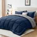 Sasttie Queen Comforter Set, 7 Pieces Bed in a Bag Queen, Complete Bedding Set by SASTTIE