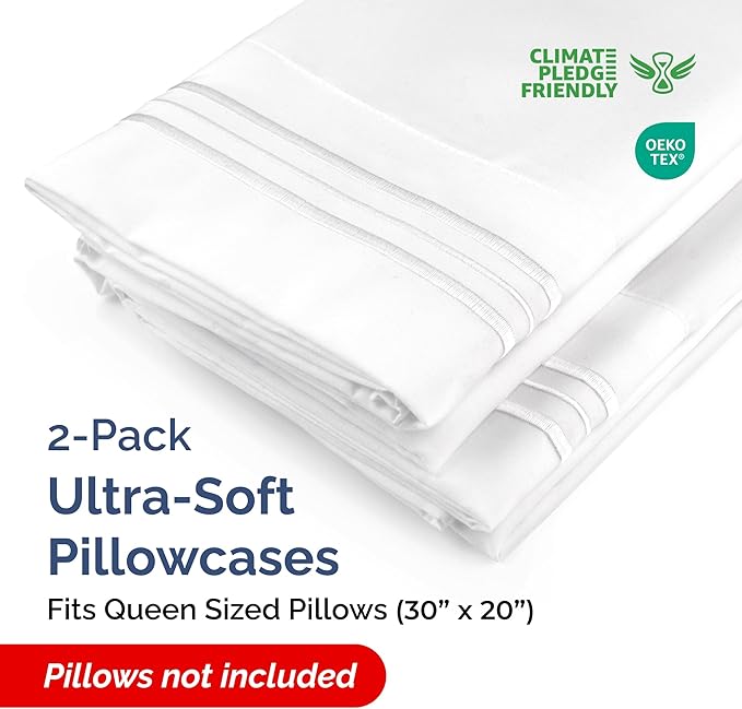 Queen Pillow Cases Set of 2 - Image 2