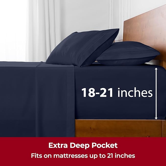 Mellanni Extra Deep Twin XL Sheets - Image 6