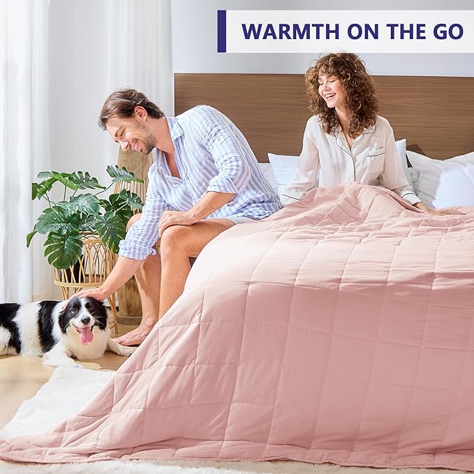 yescool Weighted Blanket for Adults Cooling Heavy Blanket for Sleeping Perfect - Image 4