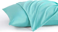 NTBAY Queen Pillow Cases Set, 2 Pack Brushed Microfiber 20x30 Inches, Aqua by NTBAY