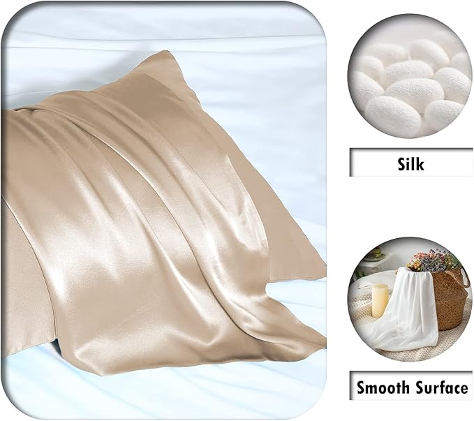 Natural Mulberry Silk Pillowcase - Image 2