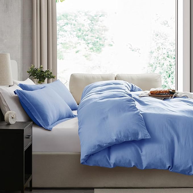 Nestl Calm Blue Duvet Cover Full Size - Image 7