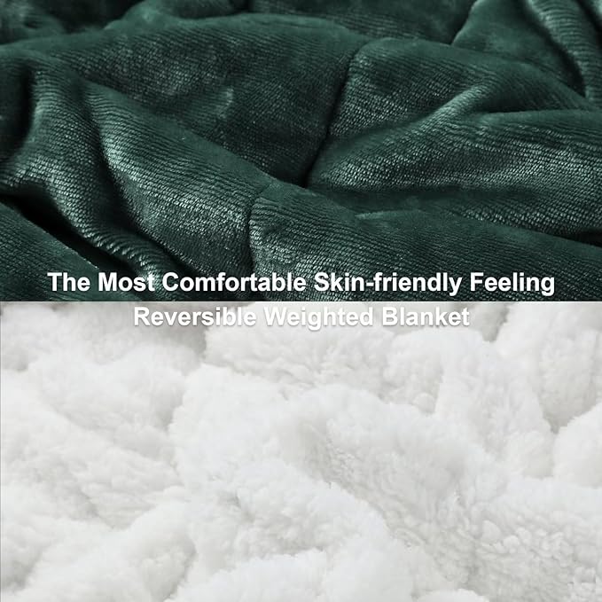 Alomidds Sherpa Fleece Weighted Blanket - Image 3