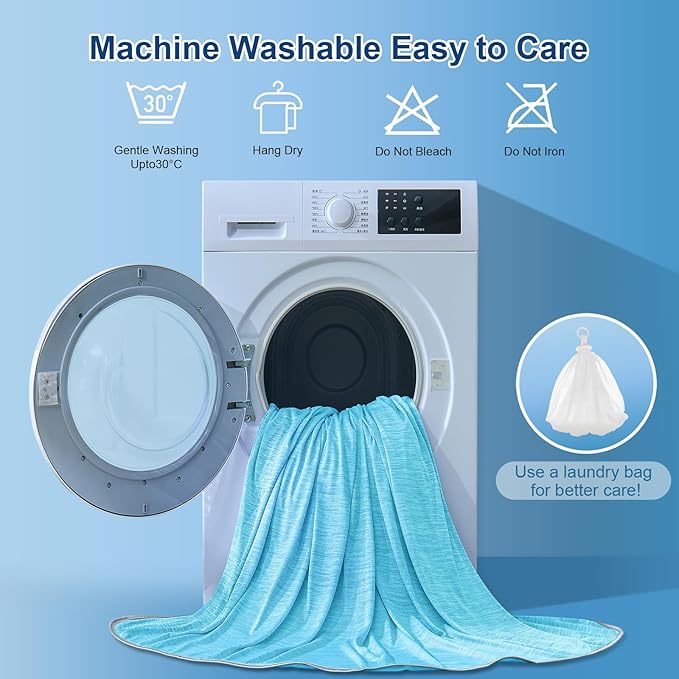 KMUSET Cooling Blanket King Size, Double Sided Summer Cooling Blankets - Image 7