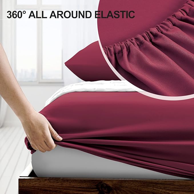 FreshCulture King Fitted Sheet 2 Pack - Image 3