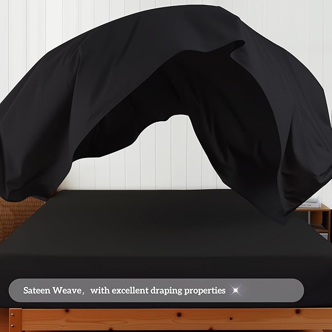 Cotton Flat Sheets Only, 600 TC 100% Cotton Flat Sheet Top Sheet Only, Twin - Image 9
