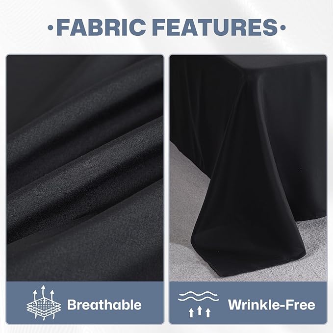 Lavisun Queen Flat Sheets 2 Pack, Hotel Quality Flat Bed Sheets, Brushed - Image 5