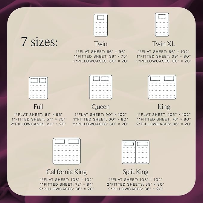 LuxClub 5 PC Split King Sheet Set, Breathable Luxury Bed Sheets, Deep Pockets - Image 4
