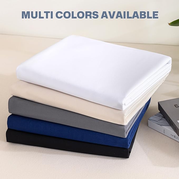 Lavisun Twin Flat Sheets Only, 6 Pack Soft Brushed Microfiber Bedding Sheets - Image 7