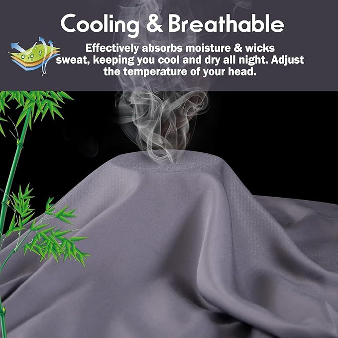 Body Pillowcase with Zipper Cooling Viscose from Bamboo Zippered Pillowcases - Image 4