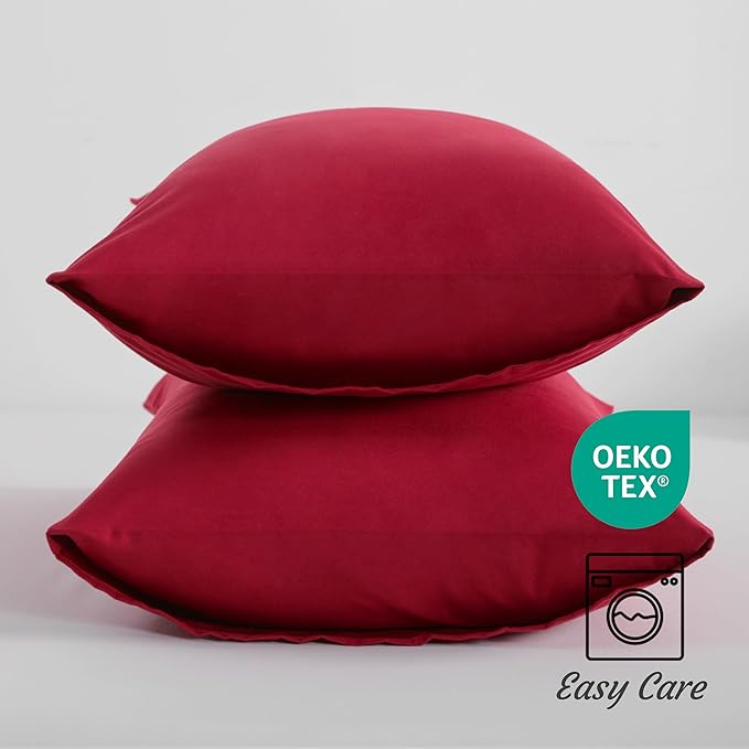 NTBAY Standard Pillow Cases Set of 2, 2 Pack Brushed Microfiber 20x26 Pillow - Image 3