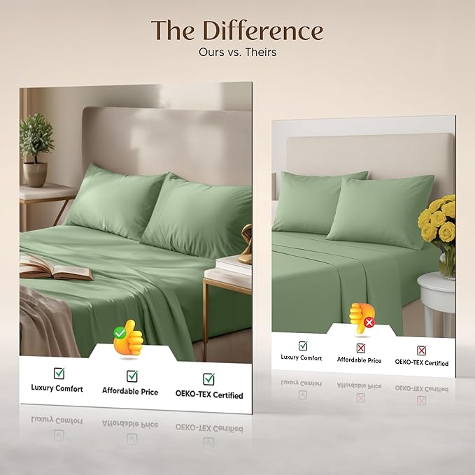 Utopia Bedding Twin Sheet Set – 3 Piece Bed Sheets - Image 6