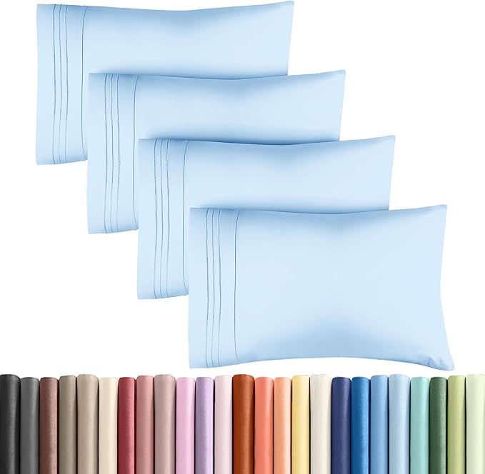 King Pillow Cases Set of 4 by CGKUnlimited