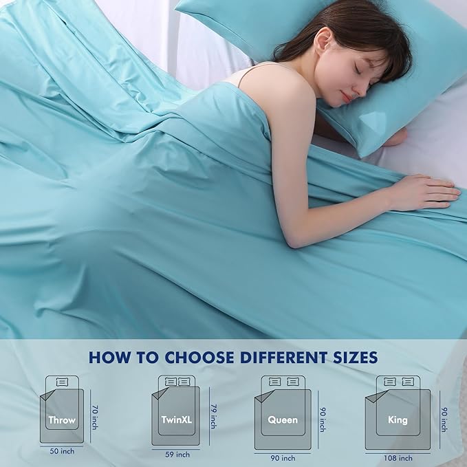 Elegear Cooling Blankets for Hot Sleeper Throw XL, Arc-Chill 3.0 Cool Fiber - Image 8